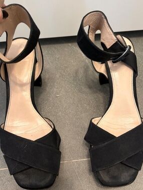 Stuart Weitzman Black Platform Sandal